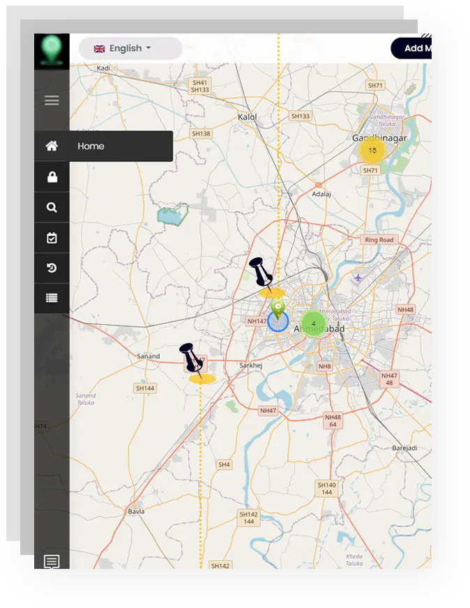 mobile app event location selection