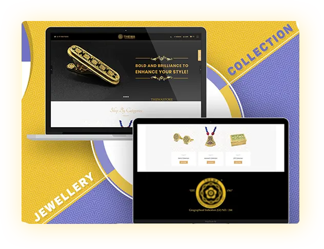 Jewelry store website development